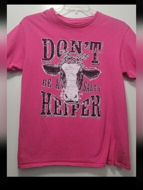Don't Be A Salty Heifer sassy tShirt, S
